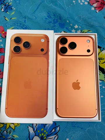 Iphone 17 pro max 256 orange Tra uae
