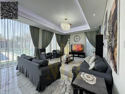 Al Zorah, Ajman – Direct view of the golf course | Corner villa | 4 master bedrooms ~ private pool