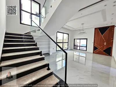 Elegant villa with a roof terrace for sale; price includes registration fees.