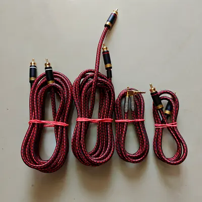 Auidophile RCA Male to Male Stereo Audio Cables