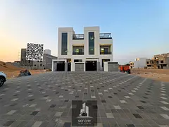 Villa for sale on the main road, featuring two floors and a roof terrace, with 5 master bedrooms—p