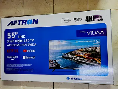 55" AFTRON UHD Smart LED TV (55UFHDTV2VIDA) - 4K, VIDAA OS
