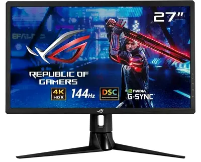Asus ROG Strix XG27UQ is a 27-inch 4K UHD gaming monitor featuring a 144Hz refresh rate and a 1ms re