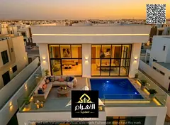 Excellent two-story villa featuring a rooftop swimming pool and an elevator. The price includes elec