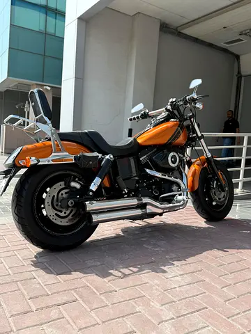 2014 Harley-Davidson Fat Bob FXDF – Black & Orange – Abu Dhabi – Excellent Condition