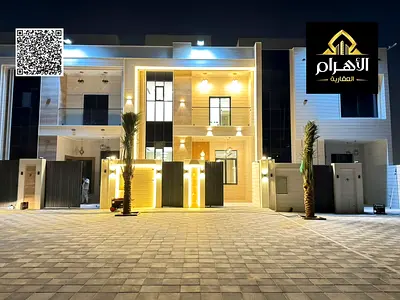 فيلا للبيع في الحليو 2 – عجمان | أرضي + أول + روف | 5 غرف | شامل رسوم التسجيل والتمليك