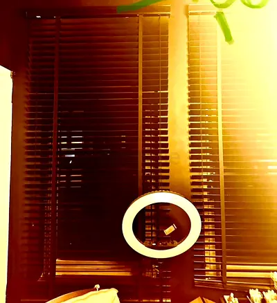 Wooden Blinds Black 1m x 2m