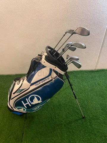 Premium Men’s 12-piece Homna Tour World TW747-P Golf Club Set in Stand Bag Used Once