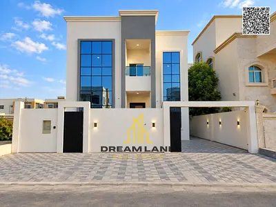 Villa for sale in the Al Yasmeen area, Ajman. Two floors, excellent price, freehold, spacious court