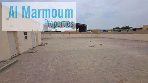Industrial land for rent in Al Bataeh Industrial Area, 10,000 square feet.