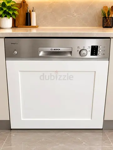 Bosch Built-in Integrated Dishwasher - Stainless Control Panel