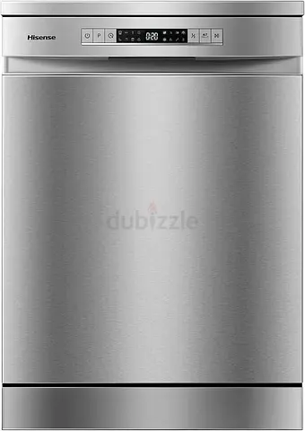 New Hisense Dishwasher 15-Place Settings, 8 Programmes, Three Baskets HS623E90X without Box