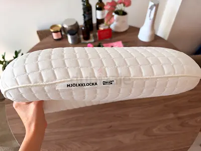 IKEA MJÖLKKLOCKA lumbar/neck pillow - like new