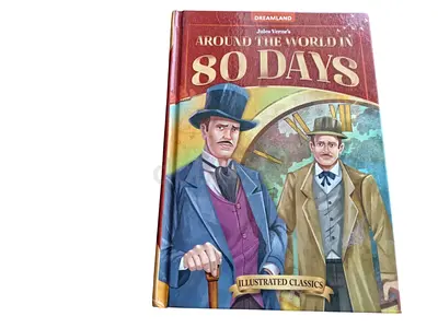 Around the World in 80 Days (Hardcover) - Classic Adventure Novel