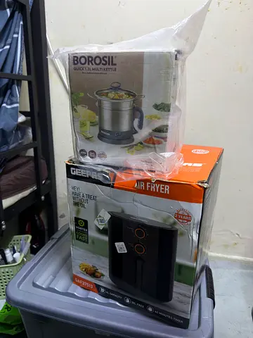 Air fryer and Multipurpose kettle