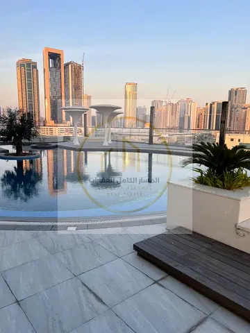 VIP 2BR Apartment in Al Mamzar | New Tower | Side Sea View Balcony | Gym, Pool & Parking
