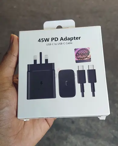 45W USB-C PD Adapter with USB-C to USB-C Cable (Brand new in box)