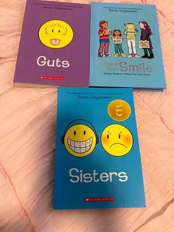 Sisters / Guts / Share Your Smile - Raina Telgemeier (set of 3)