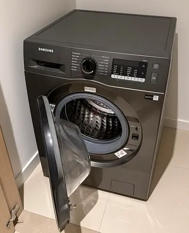 Samsung 8kg Front Load Washing Machine, EcoBubble, Hygiene Steam, 1400 rpm, Dubai Creek Harbour