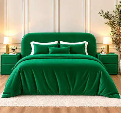 New Queen size bed Green Velvet storage Bed Frame modern queen bed