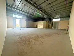 Brand New Warehouse for Rent in Al Sajaa, Sharjah, 4,850 sq. ft., 36 kW, 2 Gates, Fire System, Civi