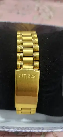 Gold-tone Citizen watch bracelet/strap - metal band (used)