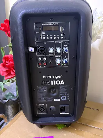 Behringer PK110A Active PA Speaker -360 w Good Working Condition with warranty remaining 10 months