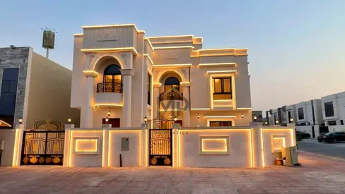 Luxury corner villa with private pool for sale, prime location and high privacy, elegant design and spacious areas, including registration and ownersh