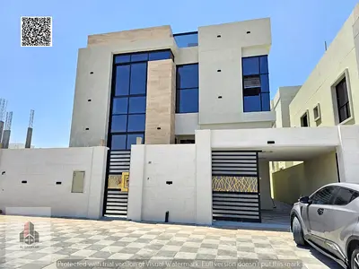 Elegant villa with a roof terrace for sale; price includes registration fees.