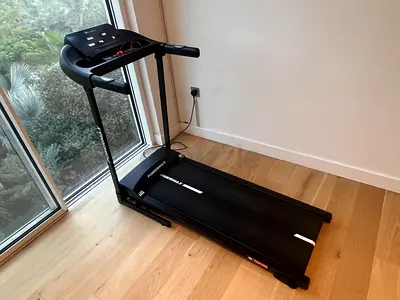 PowerMax TDM-96B foldable treadmill 4HP