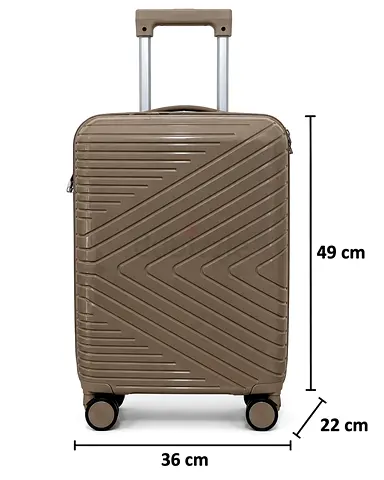 Hard Shell carry on travel luggage 49 x 36 x 22 cm