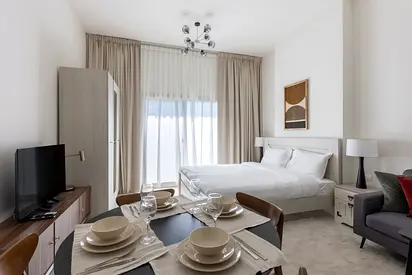 Fully furnished apartment | Private balcony | City view | Dubai Sports City