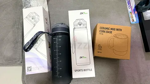 1L ZKT Sports Water Bottle with Carry Strap - NEW