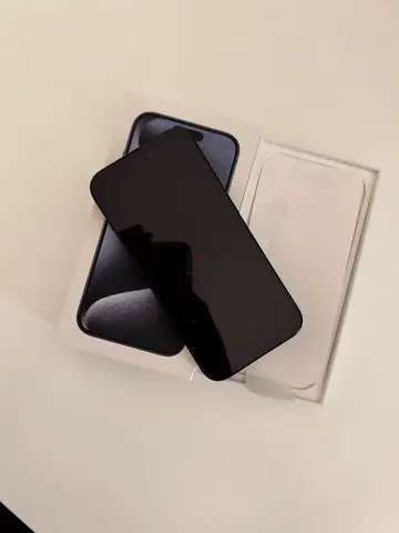 iPhone 15 Pro (Blue Titanium) with Box 128 GB - Flawless