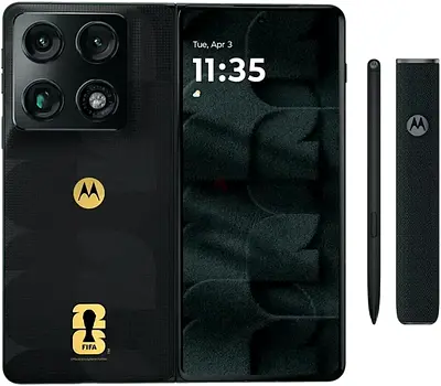 Motorola Fold - FIFA Edition - Black, with Stylus