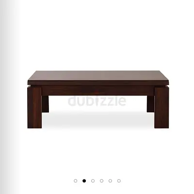 Wooden Coffee Table, Antique Walnut