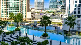 1BR + Maid's Room | Waterfront, Infinity Pool | Bills Included | Business Bay