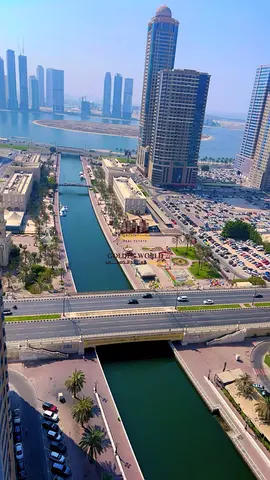 For rent in Al Majaz 3, Al Qasba, Sharjah: 1-bedroom apartment with open sea view, master bedroom, good space, and 2 bathrooms in a prime location.