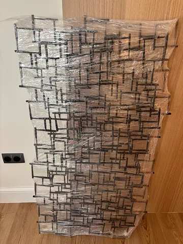 Pottery Barn - Large Forged Metal Wall Sculpture — Modern Wall Decor