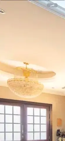 Vintage Luxury Gold Crystal Chandelier