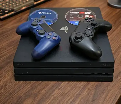 PS4 PRO 1TB TWO CONTROLLER +2 GAMES
