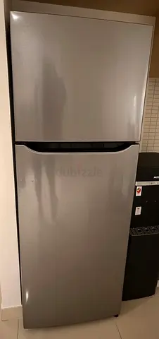 Silver Double Door Fridge, Top Freezer, Fully Working, Dubai Creek Harbour