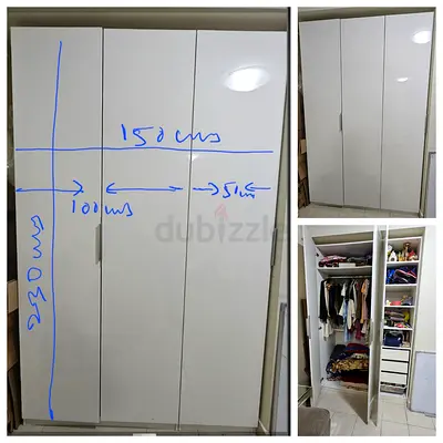 Ikea 3 door wardrobe