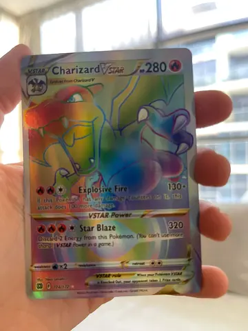 Holographic Charizard VSTAR Pokémon Card (Rare) - Near Mint