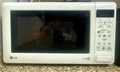 Used LG Microwave Oven - White, Functional