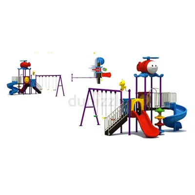 Megastar Tom Monorail Playground: Double Slides, Swings, and Motor Skills Adventure Playset Set