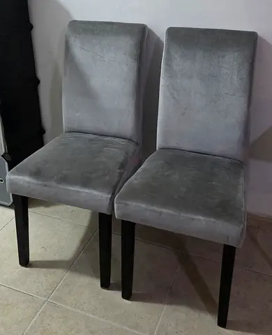 Serious buyers only - 2 gray chairs