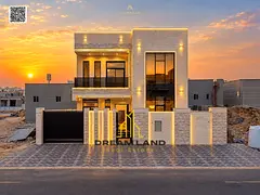 Own a 5-bedroom villa in Al Helio 2, Ajman—a corner unit facing Azha. The villa spans two floors p