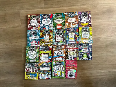 Tom Gates book collection - 18 kids' paperback books (series) + 1 winpy kid book