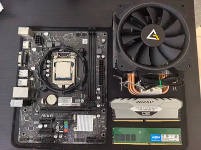 H310mhp+i3 9100f+2666mhz 2x8 16gb ram+Antec cpu cooler A400 RGB.